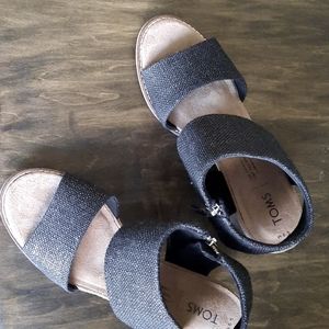 Toms Majorca Cutout sandal - black denim